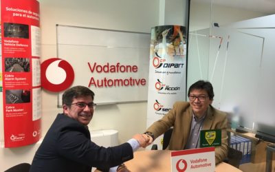 DIPART LLEGA A UN ACUERDO CON VODAFONE AUTOMOTIVE PARA LA DISTRIBUCIÓN E INSTALACIÓN DE SUS SISTEMAS DE SEGURIDAD Y LOCALIZACIÓN
